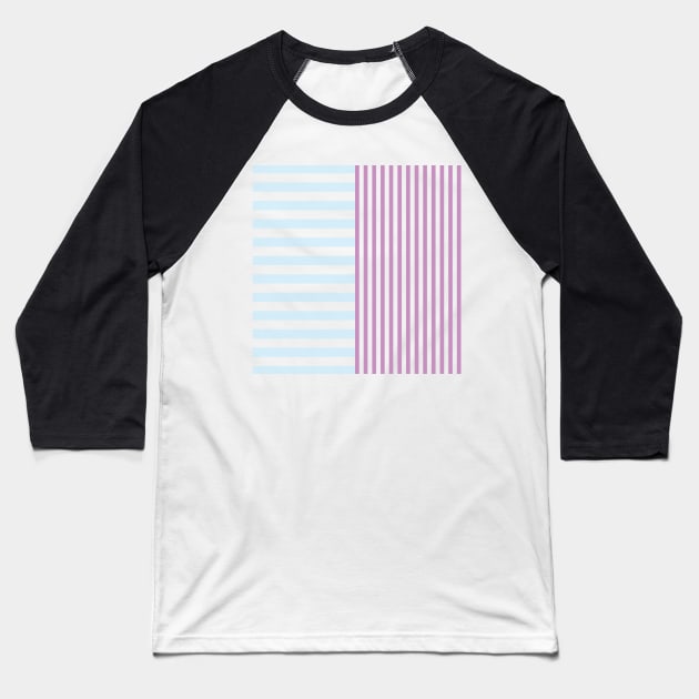 Stripes Baseball T-Shirt by zzzozzo